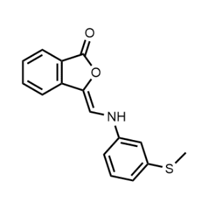 3-(((3-(Methylthio)phenyl)amino)methylene)isobenzofuran-1(3H)-one|CS-1091289