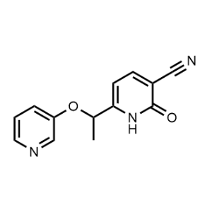 2-Oxo-6-(1-(pyridin-3-yloxy)ethyl)-1,2-dihydropyridine-3-carbonitrile|CS-1091330