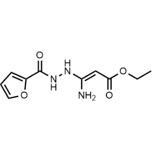 Ethyl 3-amino-3-(2-(furan-2-carbonyl)hydrazinyl)acrylate|CS-1091341