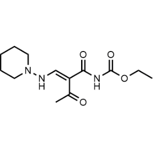 Ethyl (3-oxo-2-((piperidin-1-ylamino)methylene)butanoyl)carbamate|CS-1091368