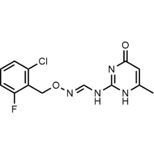 N'-((2-Chloro-6-fluorobenzyl)oxy)-N-(6-methyl-4-oxo-1,4-dihydropyrimidin-2-yl)formimidamide|CS-1091437