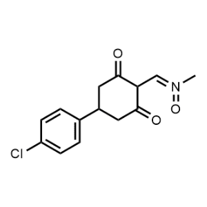 1-(4-(4-Chlorophenyl)-2,6-dioxocyclohexyl)-N-methylmethanimine oxide|CS-1091481