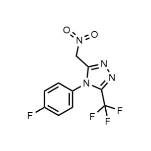 4-(4-Fluorophenyl)-3-(nitromethyl)-5-(trifluoromethyl)-4H-1,2,4-triazole|CS-1091835