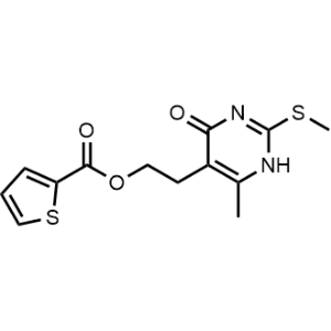 2-(6-Methyl-2-(methylthio)-4-oxo-1,4-dihydropyrimidin-5-yl)ethyl thiophene-2-carboxylate|CS-1091922