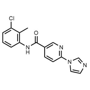 N-(3-Chloro-2-methylphenyl)-6-(1H-imidazol-1-yl)nicotinamide|CS-1092104