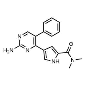 4-(2-Amino-5-phenylpyrimidin-4-yl)-N,N-dimethyl-1H-pyrrole-2-carboxamide|CS-1092197