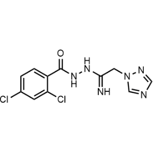 2,4-Dichloro-N'-(1-imino-2-(1H-1,2,4-triazol-1-yl)ethyl)benzohydrazide|CS-1092227
