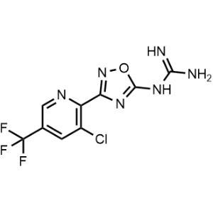 1-(3-(3-Chloro-5-(trifluoromethyl)pyridin-2-yl)-1,2,4-oxadiazol-5-yl)guanidine|CS-1092457