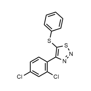 4-(2,4-Dichlorophenyl)-5-(phenylthio)-1,2,3-thiadiazole|CS-1092624