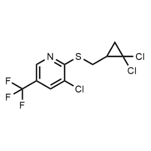 3-Chloro-2-(((2,2-dichlorocyclopropyl)methyl)thio)-5-(trifluoromethyl)pyridine|CS-1092660
