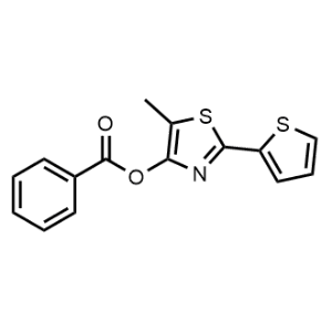 5-Methyl-2-(thiophen-2-yl)thiazol-4-yl benzoate|CS-1092866