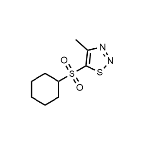 5-(Cyclohexylsulfonyl)-4-methyl-1,2,3-thiadiazole|CS-1092899