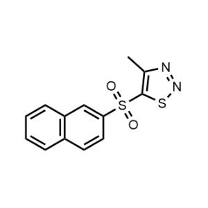 4-Methyl-5-(naphthalen-2-ylsulfonyl)-1,2,3-thiadiazole|CS-1092901
