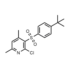 3-((4-(Tert-butyl)phenyl)sulfonyl)-2-chloro-4,6-dimethylpyridine|CS-1092954