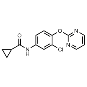 N-(3-Chloro-4-(pyrimidin-2-yloxy)phenyl)cyclopropanecarboxamide|CS-1093108