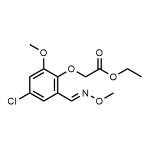 Ethyl 2-(4-chloro-2-methoxy-6-((methoxyimino)methyl)phenoxy)acetate|CS-1093150