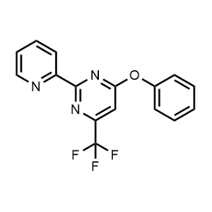 4-Phenoxy-2-(pyridin-2-yl)-6-(trifluoromethyl)pyrimidine|CS-1093247