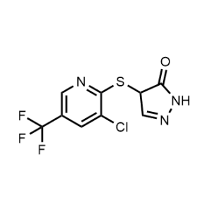 4-((3-Chloro-5-(trifluoromethyl)pyridin-2-yl)thio)-2,4-dihydro-3H-pyrazol-3-one|CS-1093545