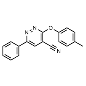 6-Phenyl-3-(P-tolyloxy)pyridazine-4-carbonitrile|CS-1093661