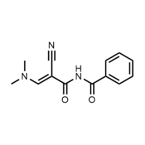 N-(2-Cyano-3-(dimethylamino)acryloyl)benzamide|CS-1093669