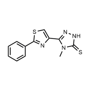 4-Methyl-5-(2-phenylthiazol-4-yl)-2,4-dihydro-3H-1,2,4-triazole-3-thione|CS-1093784
