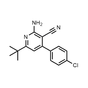2-Amino-6-(tert-butyl)-4-(4-chlorophenyl)nicotinonitrile|CS-1094195