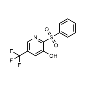 2-(Phenylsulfonyl)-5-(trifluoromethyl)pyridin-3-ol|CS-1094419