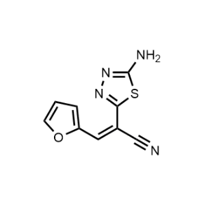 2-(5-Amino-1,3,4-thiadiazol-2-yl)-3-(furan-2-yl)acrylonitrile|CS-1094568