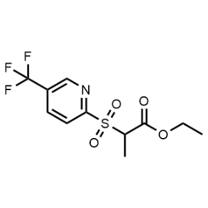 Ethyl 2-((5-(trifluoromethyl)pyridin-2-yl)sulfonyl)propanoate|CS-1094607