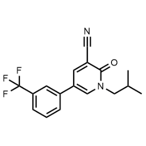 1-Isobutyl-2-oxo-5-(3-(trifluoromethyl)phenyl)-1,2-dihydropyridine-3-carbonitrile|CS-1094772
