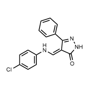 4-(((4-Chlorophenyl)amino)methylene)-5-phenyl-2,4-dihydro-3H-pyrazol-3-one|CS-1094811