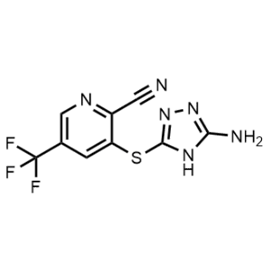3-((5-Amino-4H-1,2,4-triazol-3-yl)thio)-5-(trifluoromethyl)picolinonitrile|CS-1094845