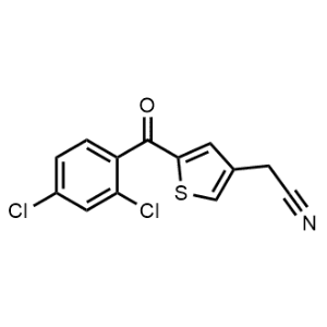 2-(5-(2,4-Dichlorobenzoyl)thiophen-3-yl)acetonitrile|CS-1094896