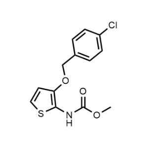 Methyl (3-((4-chlorobenzyl)oxy)thiophen-2-yl)carbamate|CS-1095180