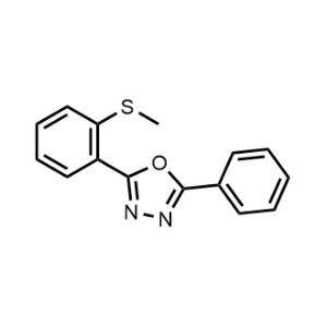 2-(2-(Methylthio)phenyl)-5-phenyl-1,3,4-oxadiazole|CS-1095205