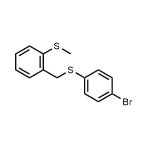 (4-Bromophenyl)(2-(methylthio)benzyl)sulfane|CS-1095236