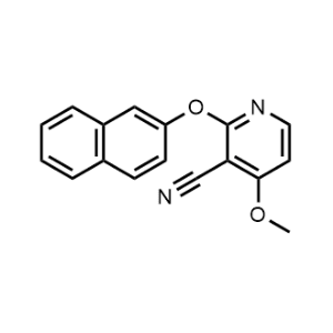 4-Methoxy-2-(naphthalen-2-yloxy)nicotinonitrile|CS-1095319