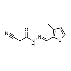 2-Cyano-N'-((3-methylthiophen-2-yl)methylene)acetohydrazide|CS-1095394