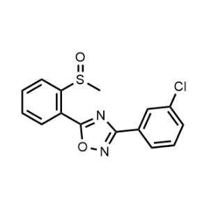 3-(3-Chlorophenyl)-5-(2-(methylsulfinyl)phenyl)-1,2,4-oxadiazole|CS-1095399