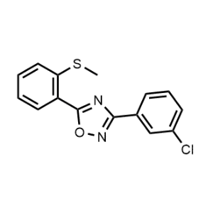 3-(3-Chlorophenyl)-5-(2-(methylthio)phenyl)-1,2,4-oxadiazole|CS-1095401