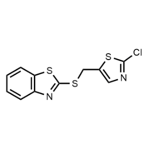 2-(((2-Chlorothiazol-5-yl)methyl)thio)benzo[d]thiazole|CS-1095465