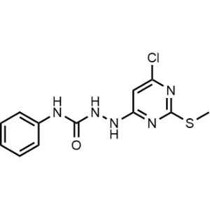 2-(6-Chloro-2-(methylthio)pyrimidin-4-yl)-N-phenylhydrazine-1-carboxamide|CS-1095493