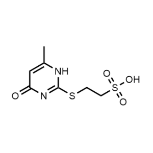 2-((6-Methyl-4-oxo-1,4-dihydropyrimidin-2-yl)thio)ethane-1-sulfonic acid|CS-1095498