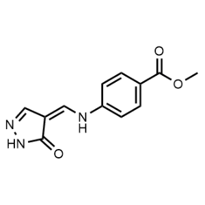 Methyl 4-(((5-oxo-1,5-dihydro-4H-pyrazol-4-ylidene)methyl)amino)benzoate|CS-1095522