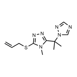 1-(2-(5-(Allylthio)-4-methyl-4H-1,2,4-triazol-3-yl)propan-2-yl)-1H-1,2,4-triazole|CS-1095652