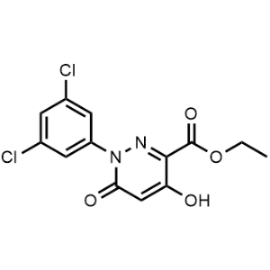 Ethyl 1-(3,5-dichlorophenyl)-4-hydroxy-6-oxo-1,6-dihydropyridazine-3-carboxylate|CS-1095763