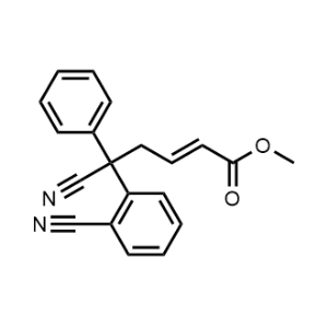 Methyl 5-cyano-5-(2-cyanophenyl)-5-phenylpent-2-enoate|CS-1095777