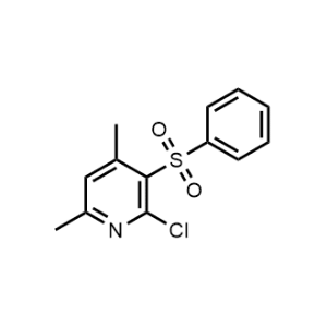 2-Chloro-4,6-dimethyl-3-(phenylsulfonyl)pyridine|CS-1095806