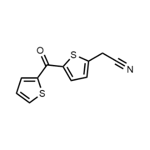 2-(5-(Thiophene-2-carbonyl)thiophen-2-yl)acetonitrile|CS-1095875