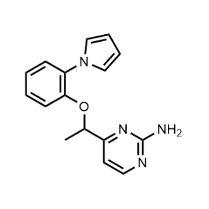 4-(1-(2-(1H-Pyrrol-1-yl)phenoxy)ethyl)pyrimidin-2-amine|CS-1095877